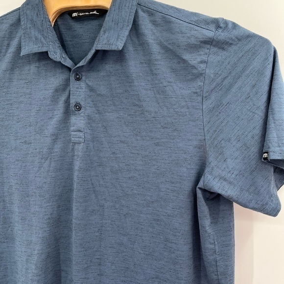 Travis Mathew Men's Golf‎ Polo Lightweight Short Sleeve Blue Sz L - Picture 2 of 6